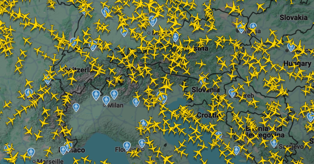 Caos aereo: i radar mandano in tilt gli aeroporti italiani del Nord Ovest