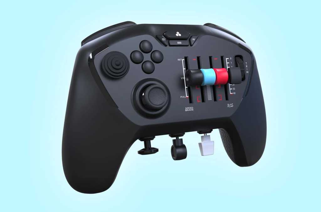 This crazy Echo game controller has special inputs for flight sims