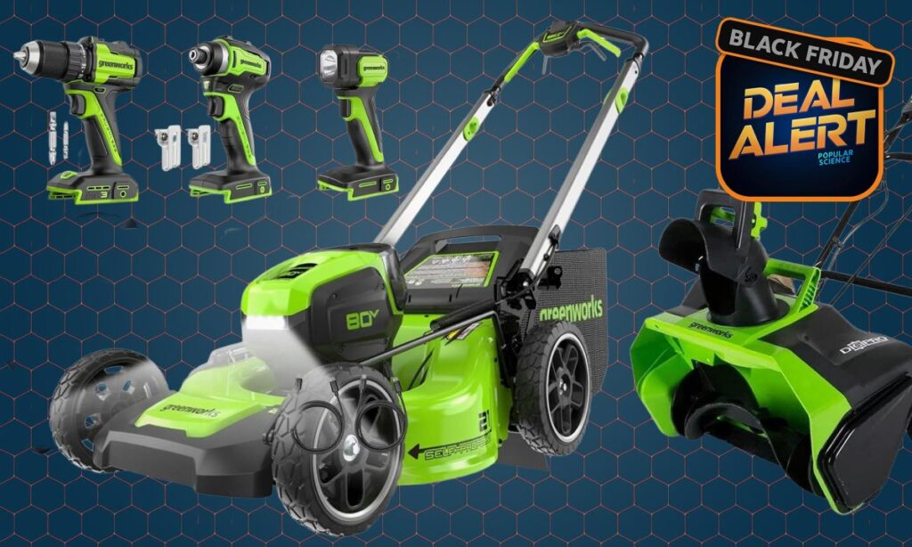 Amazon just dropped massive early Cyber Monday deals on Greenworks battery-powered yard tools
